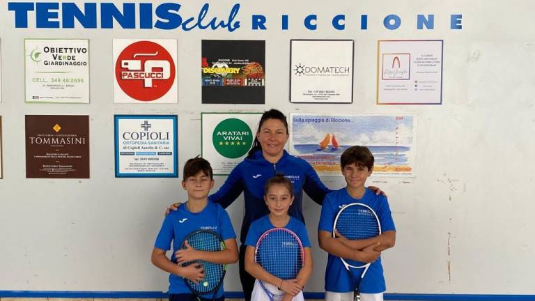 Il Tennis Club Riccione in semifinale nel regionale Under 10 misto a squadre