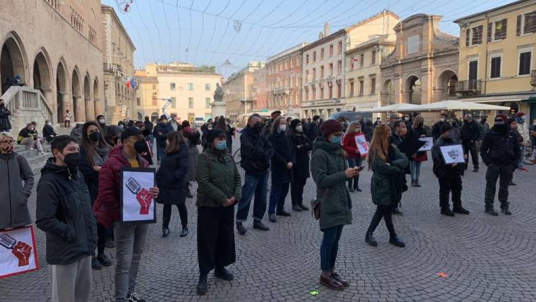 Rimini: la protesta del mondo dello spettacolo Video