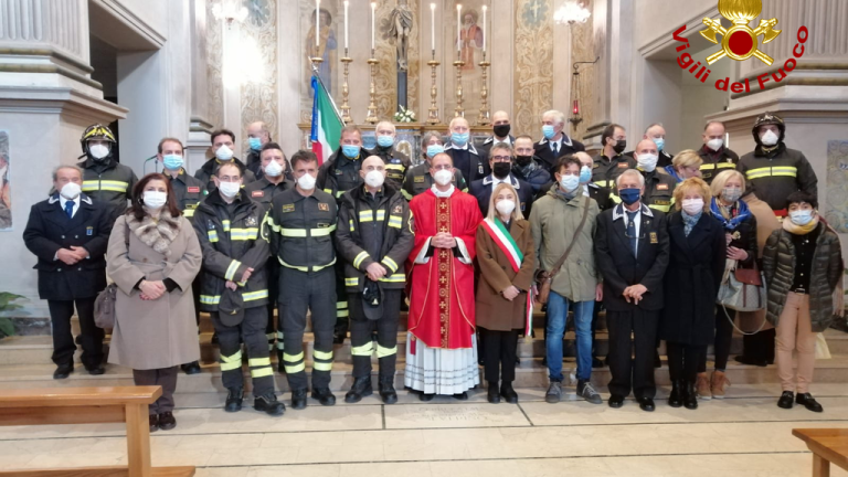 I Vigili del Fuoco di Rimini celebrano Santa Barbara a Cattolica