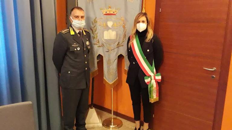 Il comandante della Guardia di Finanza incontra i sindaci di Coriano e Talamello