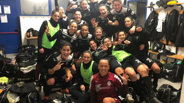 Calcio B donne, il Cesena fa festa con il Tavagnacco (1-3)