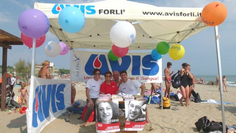 Cesenatico, l'Avis provinciale presente al trofeo di nuoto in acque libere