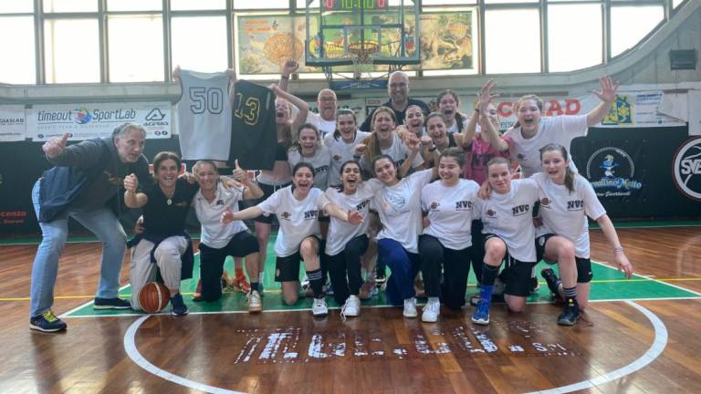 Basket donne Under 15, le ragazze di Cesena, Cervia e Cesenatico tra le top 16 in Italia