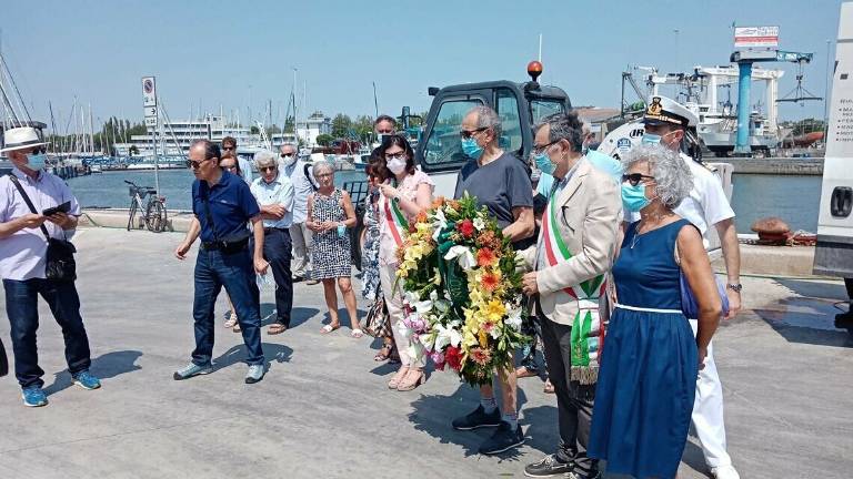 Cesenatico ha ricordato le vittime del naufragio nel 1946