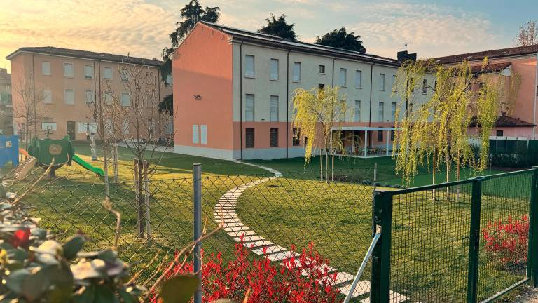 L’area esterna dell’asilo in cui si è verificato l’episodio