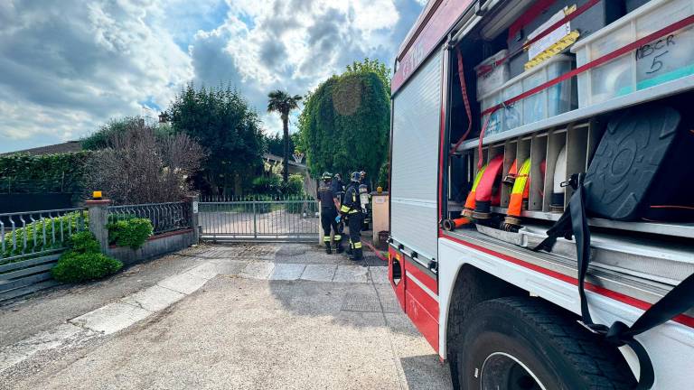 Cesena, incendio nella cucina di una villa: paura per due cani ma se la cavano
