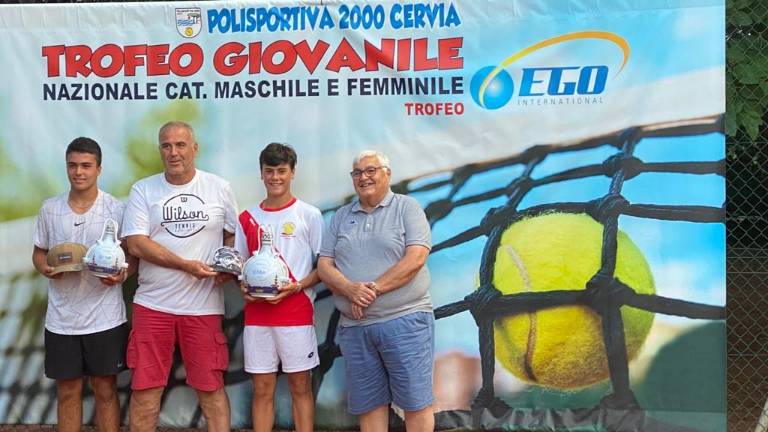 Tennis, Ayah Zaid Al Kilani e Pietro Ricci vincono il trofeo Ego alla Pol.2000 Cervia