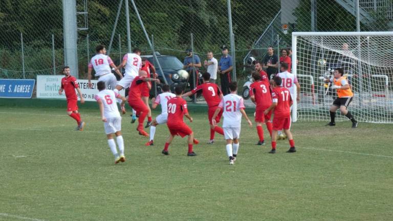 Calcio C, Il Rimini segna 12 gol al Bagno di Romagna nella prima vera uscita stagionale (GALLERY)