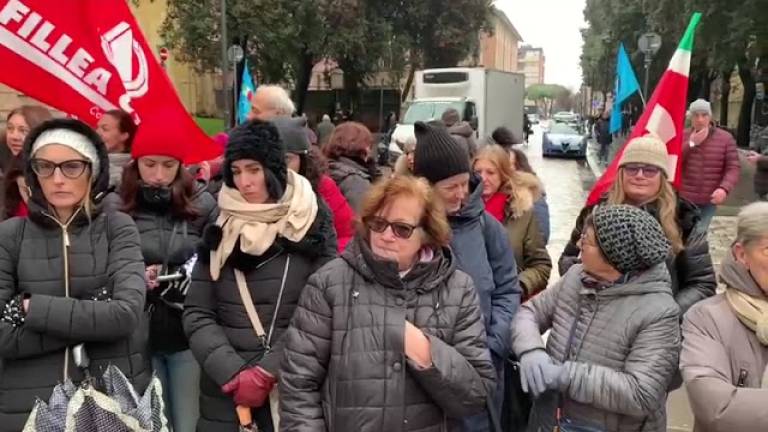 Rimini, sciopero generale: la manifestazione di Cgil e Uil VIDEO