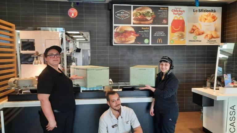 Cesena, il McDonald's di Via Cervese a sostegno della Caritas