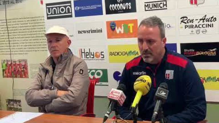 Il Rimini presenta Mario Petrone: Squadra ha potenzialità - FOTO E VIDEO