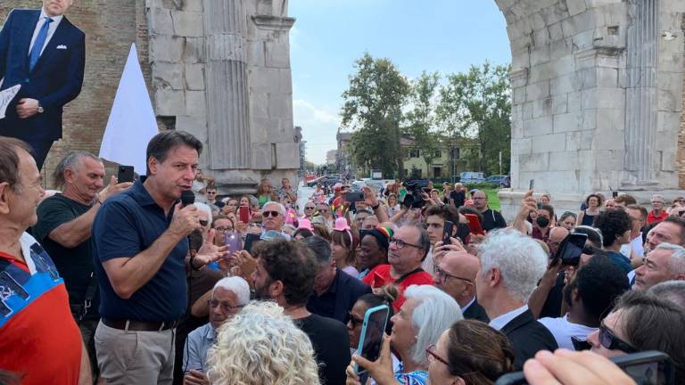 Giuseppe Conte a Rimini: Daspo alle baby gang - Gallery