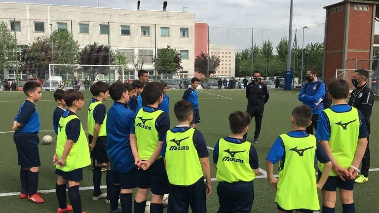 Calcio, l'Atalanta in visita alla Riccione Football’s Future