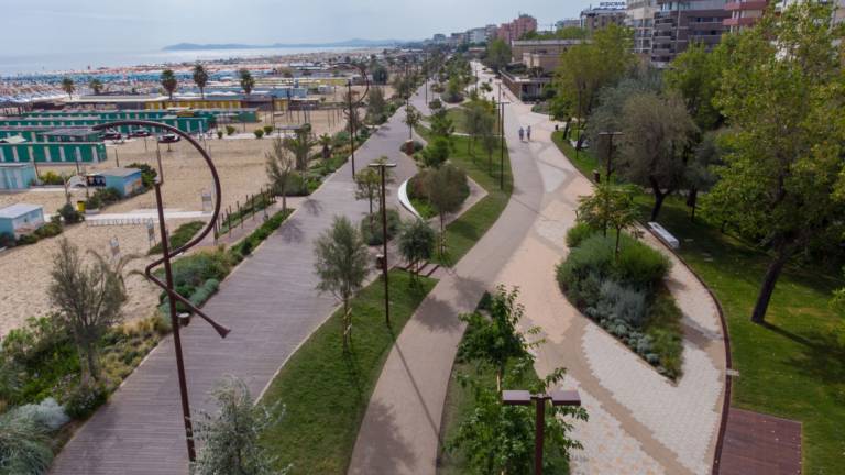 Rimini, tratto 7 del Parco del Mare: allo studio un parcheggio da 600 posti in via Mantova