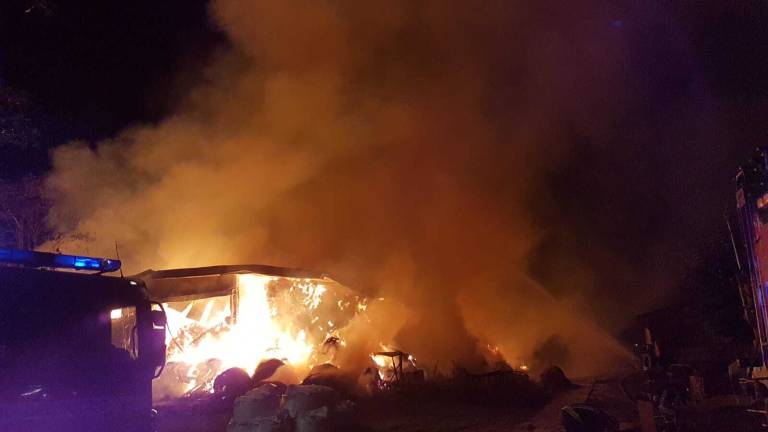 Fulmine, incendio a Rimini: devasta fienile, salve le mucche VIDEO