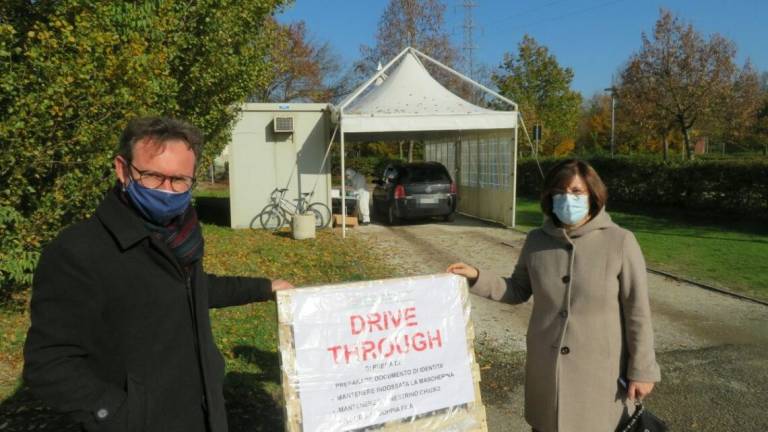 Faenza, nuova postazione di drive through