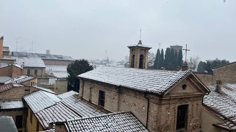 I tetti imbiancati a Ravenna