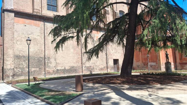 Imola, giardini pubblici di San Domenico primo lotto di lavori completato