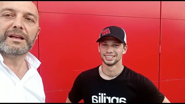 Motociclismo, Zaccone: Sarebbe bello provare l'Aprilia MotoGp / VIDEO