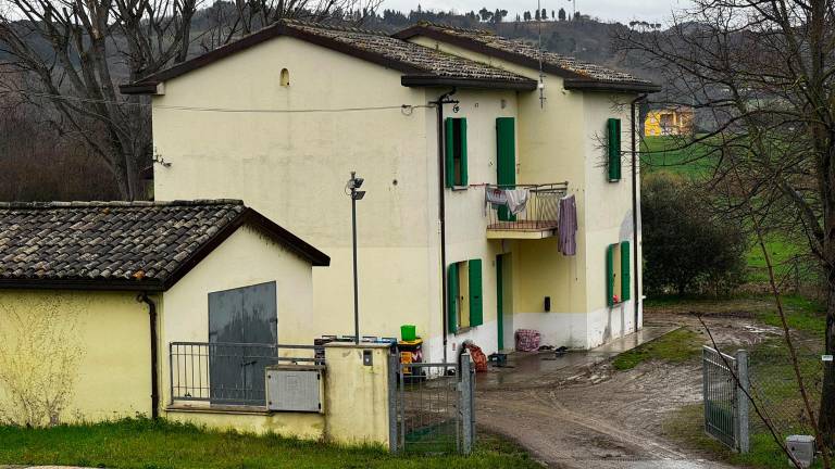La casa a Tipano da dove è stata allontanata la famiglia