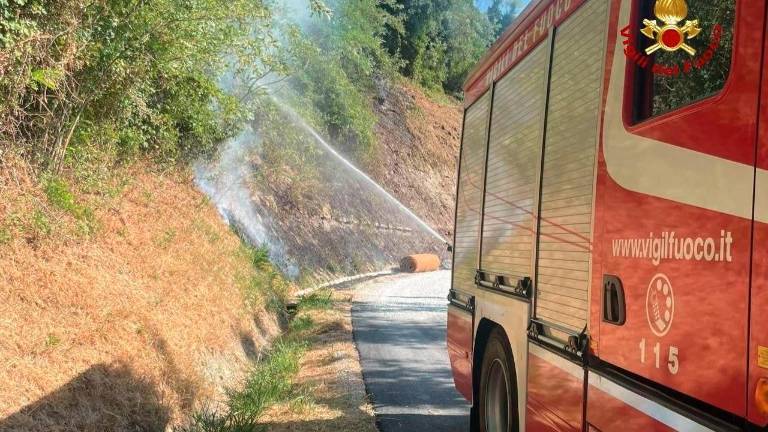 Sul posto sono intervenuti i Vigili del Fuoco di Rocca San Casciano