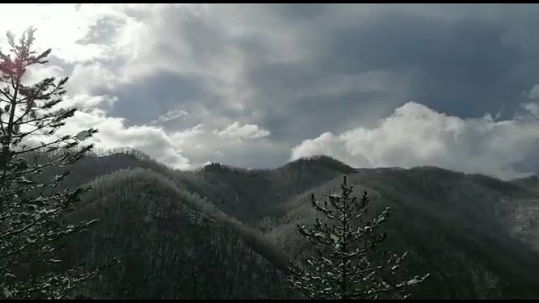 Bagno di Romagna, ecco la prima neve in Valle del Savio