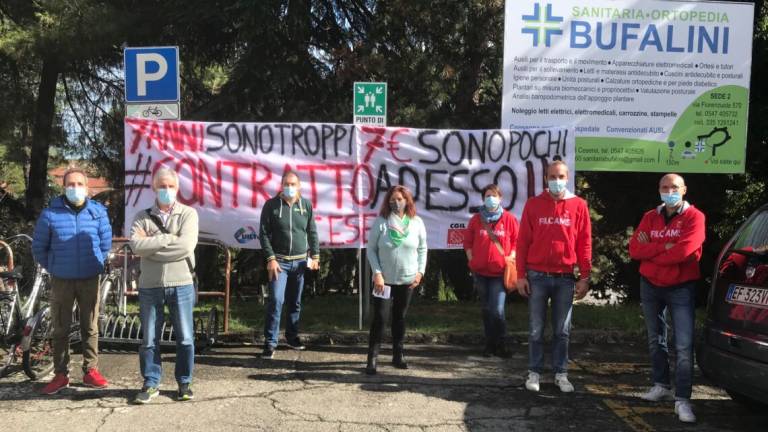 Addetti alle pulizie del Bufalini di Cesena: sindacati in protesta