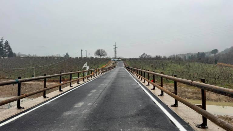 Modigliana, taglio del nastro per il ponte di Ca’ Stronchino VIDEO