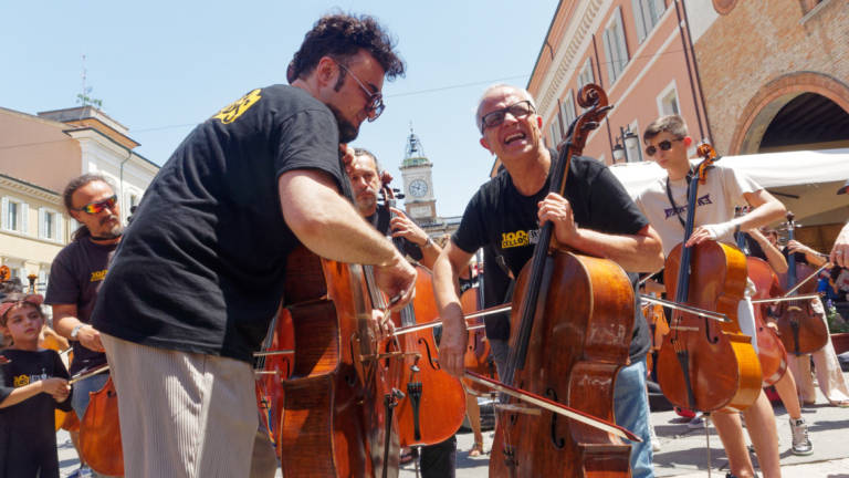 100Cellos in piazza del Popolo a Ravenna / GALLERY