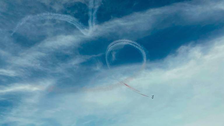Lo spettacolo delle Frecce tricolori nel cielo di Bellaria FOTOGALLERY