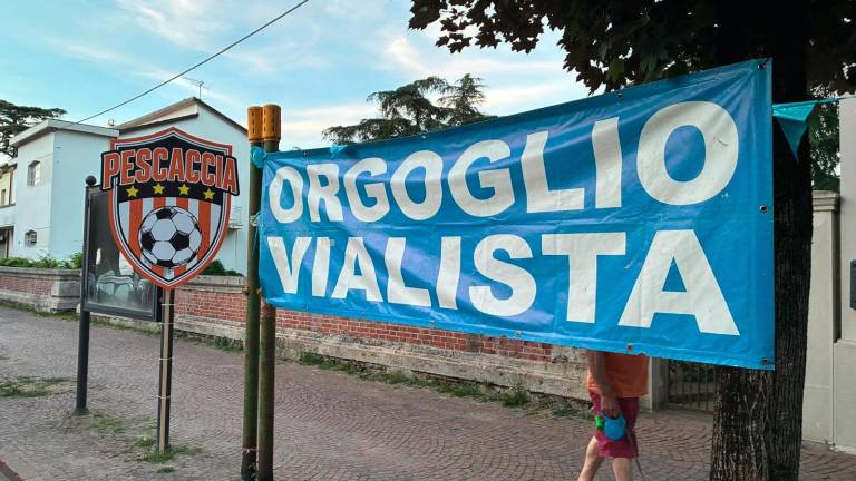 Predappio si colora con i simboli dei due rioni Viale e Pescaccia