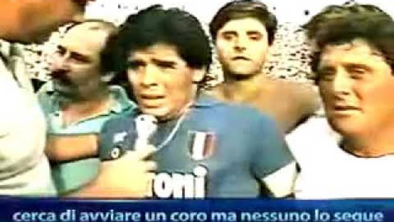 Calcio, morto Giampiero Galeazzi: nel 1987 intervistò Maradona e sullo sfondo spuntò il cafone di Cesena