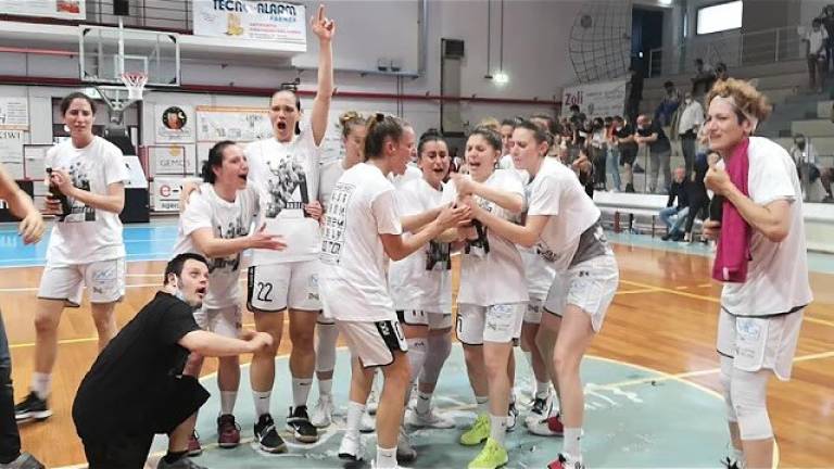 Basket A2 donne, la grande festa della E-Work VIDEO