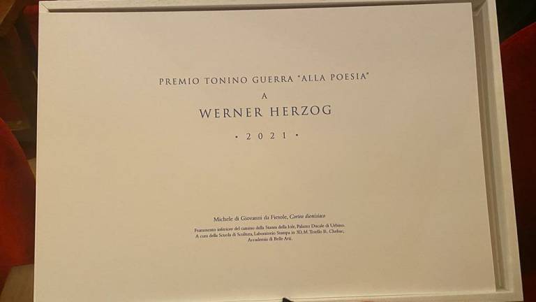 Werner Herzog premiato a Pennabilli celebra Tonino Guerra / Le immagini