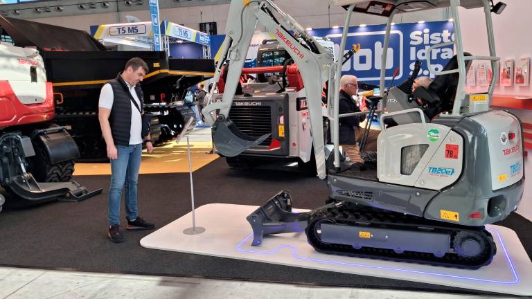 L’escavatore elettrico di Takeuchi