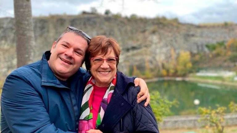 Pierina Paganelli con il figlio Giacomo
