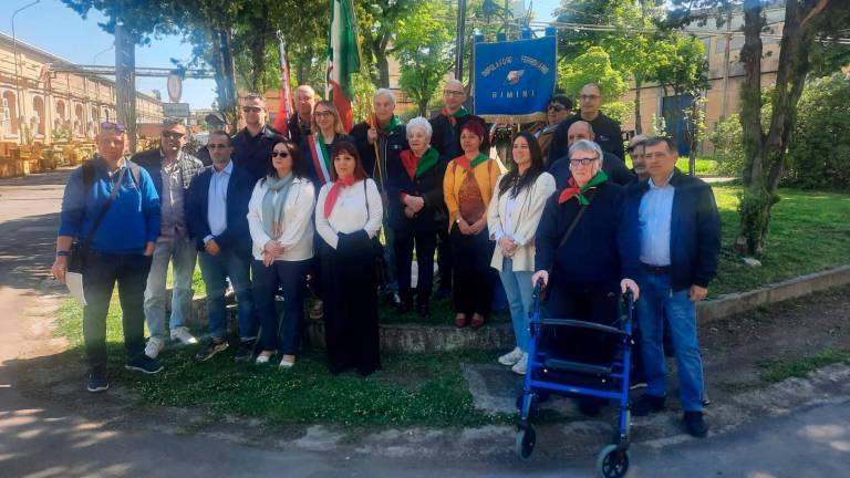 La cerimonia di ieri all’Officina di Manutenzione Locomotive