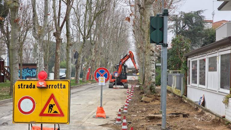 Riccione, nuovi marciapiedi nel quartiere Abissinia