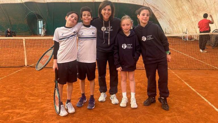 La squadra Under 10 mista del Tennis Club Faenza