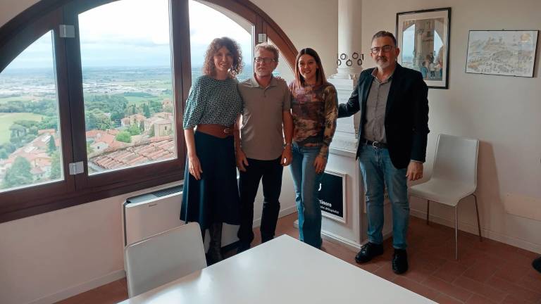 Da sinistra: Sara Londrillo, Giancarlo Tedaldi, Marika Medri e Filippo Scogli
