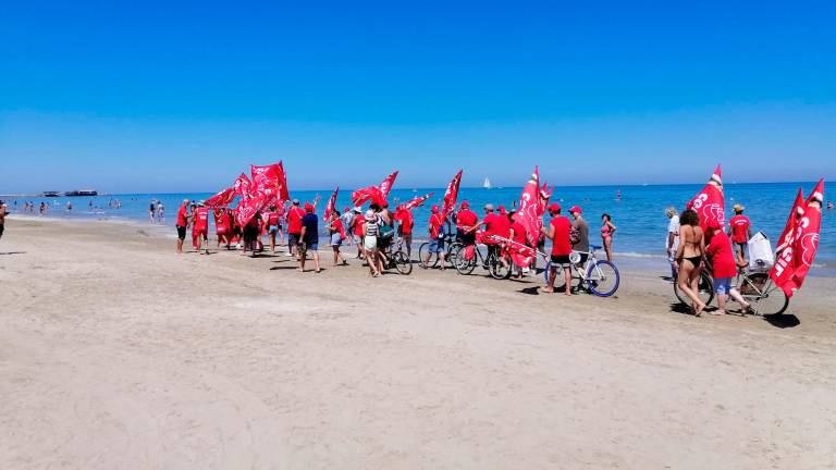 Rimini, il corteo dei marinai di salvataggio in sciopero VIDEO GALLERY