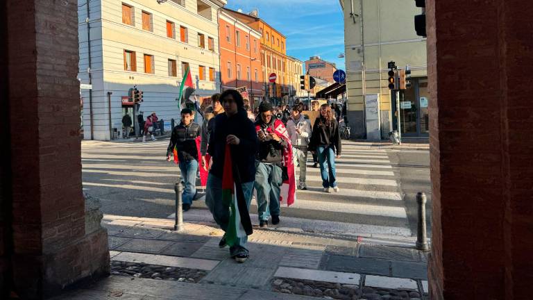 Cesena, la protesta della Rete degli studenti medi