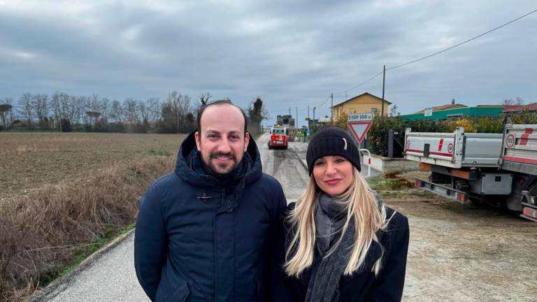 Il sindaco Nicola Dellapasqua e la vice Stefania Morara