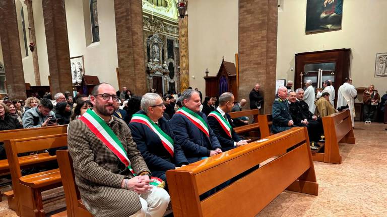 Amministratori comunali presenti alla messa