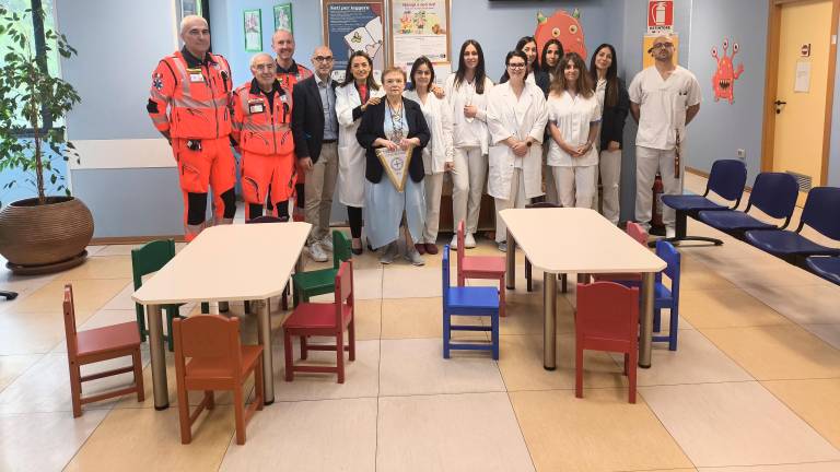 Dalla Pubblica Assistenza Città di Forlì nuovi arredi alla Pediatria di Comunità