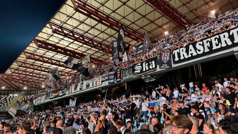 La Curva Mare è andata esaurita in abbonamento (foto Gianmaria Zanotti)