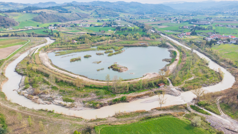 L’area di Cà Bianchi vista dall’alto