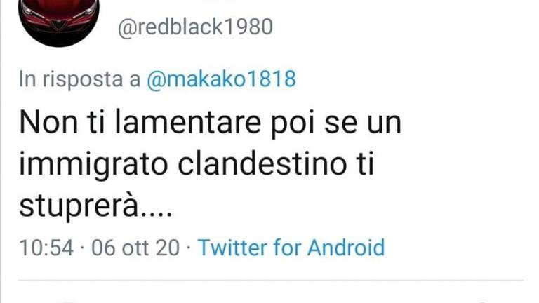 Attacchi choc a giovane Dem riminese: Un clandestino ti stuprerà