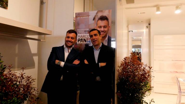 Il sindaco Marco Panieri con il presidente della Regione Michele De Pascale (foto Mauro Monti Mmph)