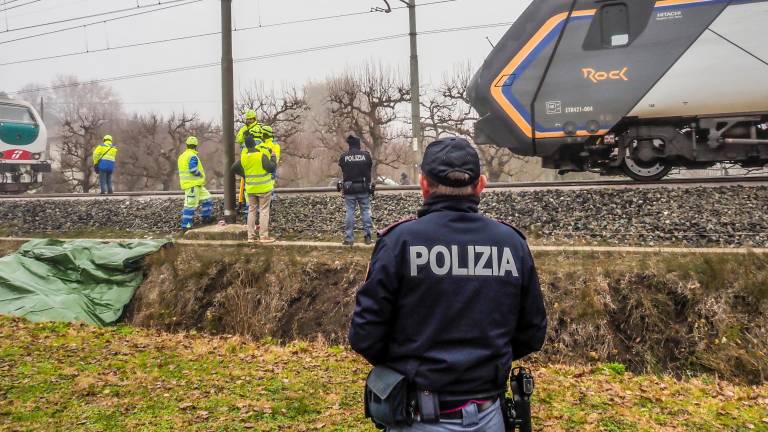 La mattina successiva all’incidente ferroviario